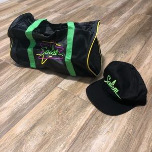 Vintage 1992 Salem Cigarettes Bag & Hat bundle